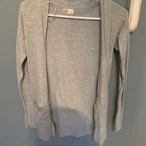 Juniors  gray cardigan